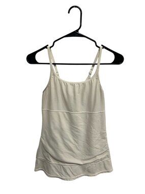 Flexees Medium White Adjustable Strap Camisole Cottagecore Cozycore